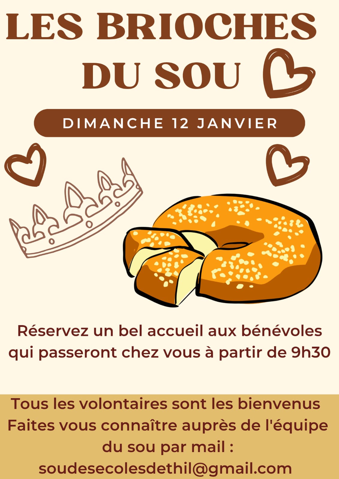 Brioches du sou des écoles